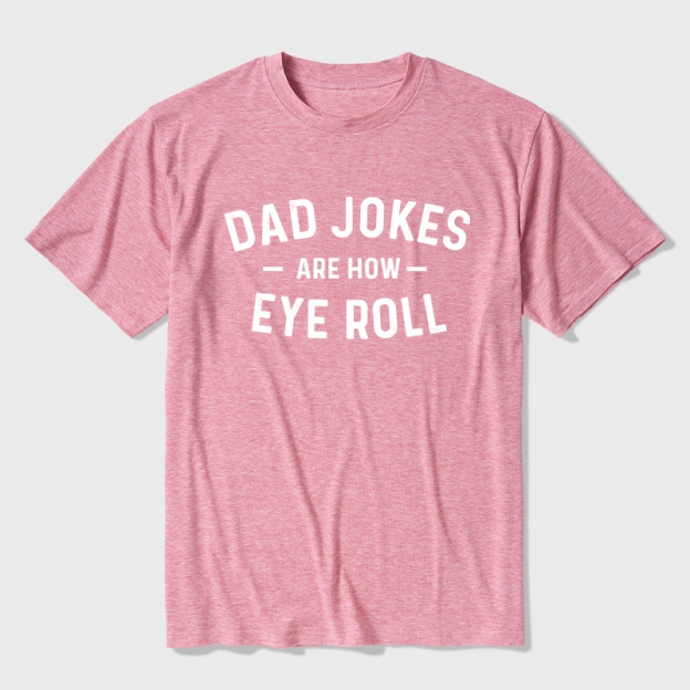 Attitude Towards Dad Jokes Ultra Soft Heather Tee