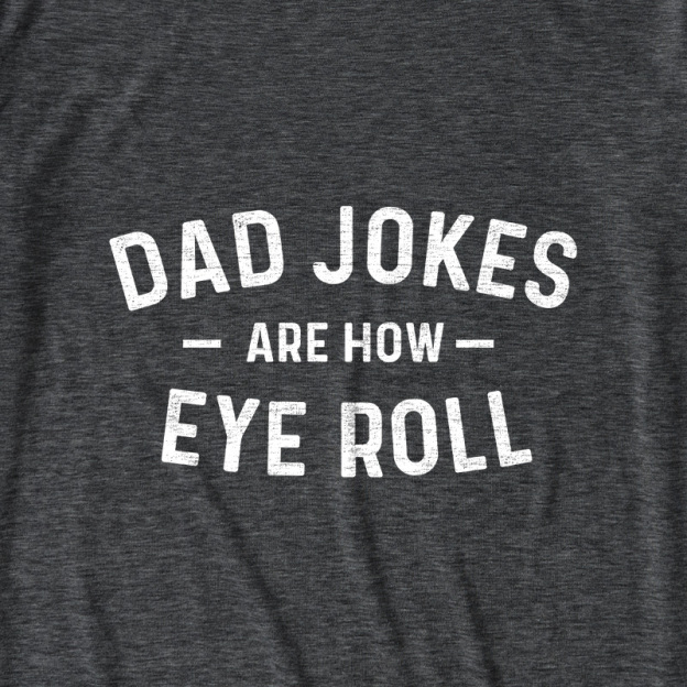 Attitude Towards Dad Jokes Ultra Soft Heather Tee