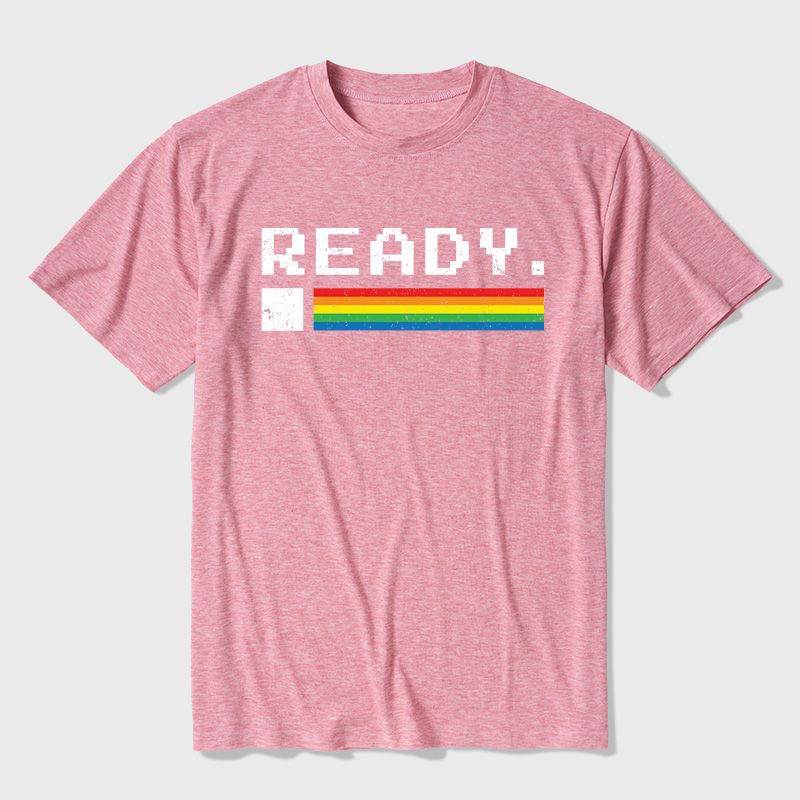 Commodore 64 Ready Ultra Soft Heather Tee