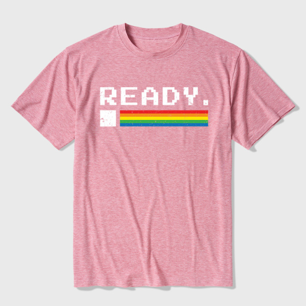 Commodore 64 Ready Ultra Soft Heather Tee