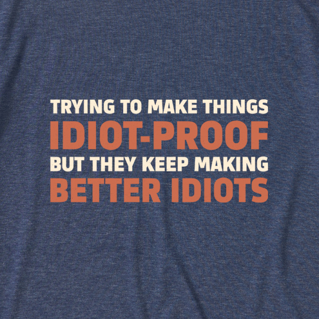 Idiot-Proof Paradox Ultra Soft Heather Tee