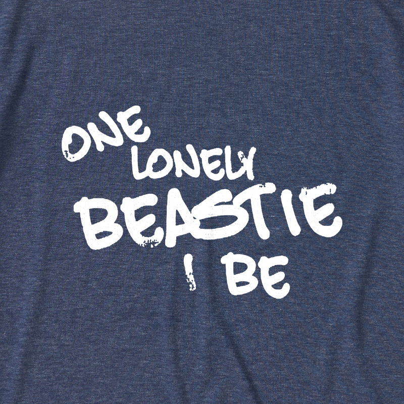 One Lonely Beastie I Be Ultra Soft Heather Tee