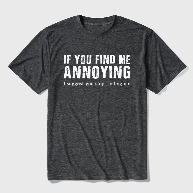 Stop Finding Me Ultra Soft Heather Tee
