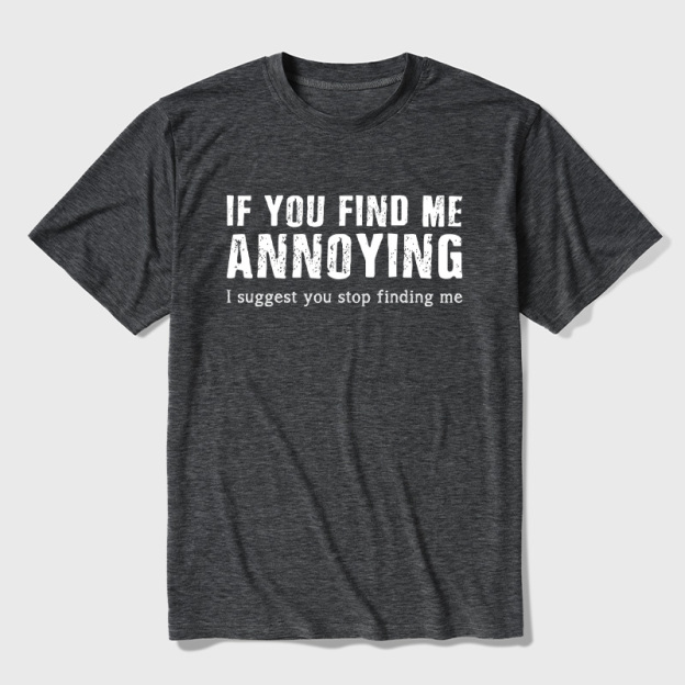 Stop Finding Me Ultra Soft Heather Tee