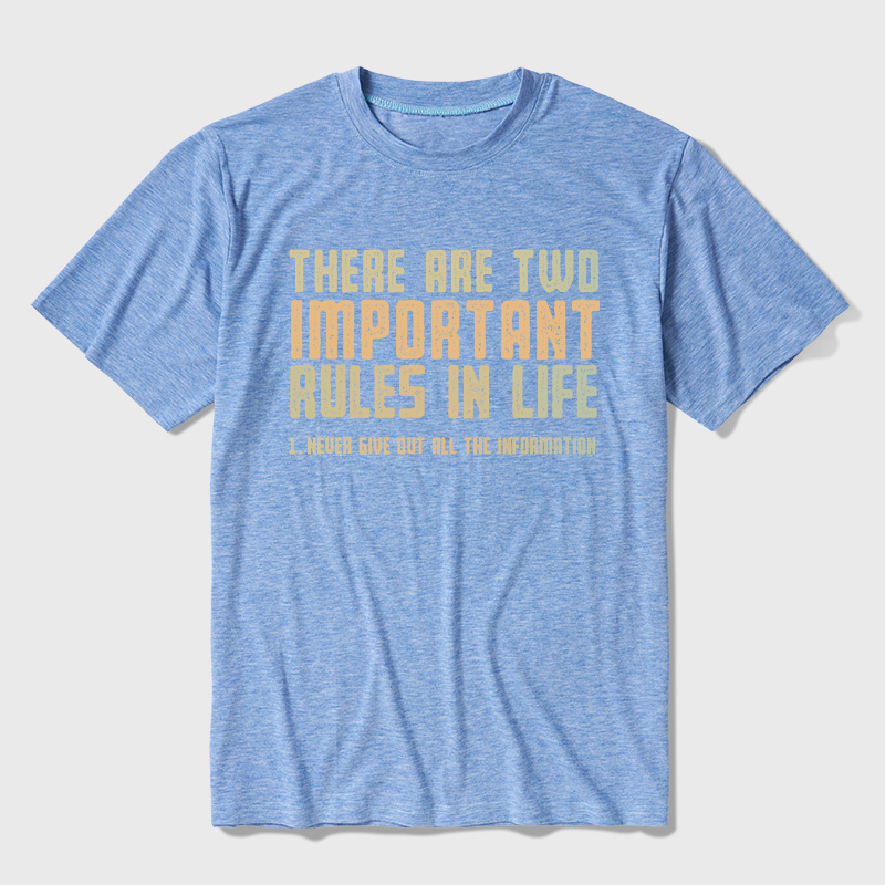 Two Important Rules Ultra Soft Heather Tee