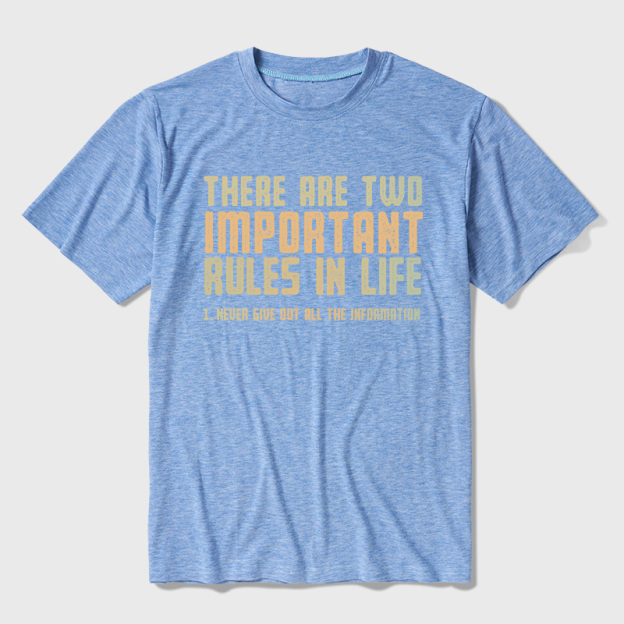 Two Important Rules Ultra Soft Heather Tee