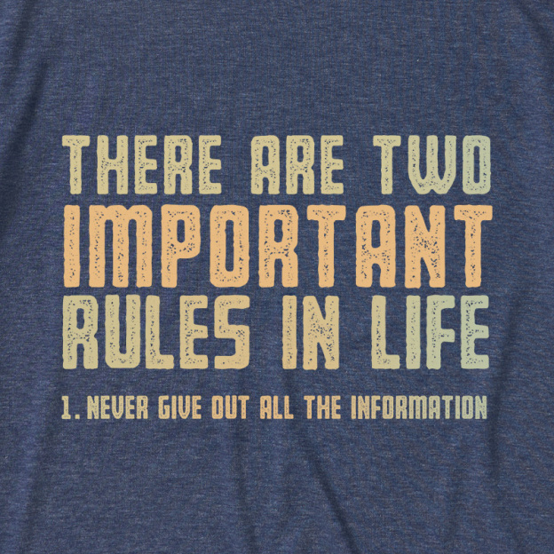 Two Important Rules Ultra Soft Heather Tee