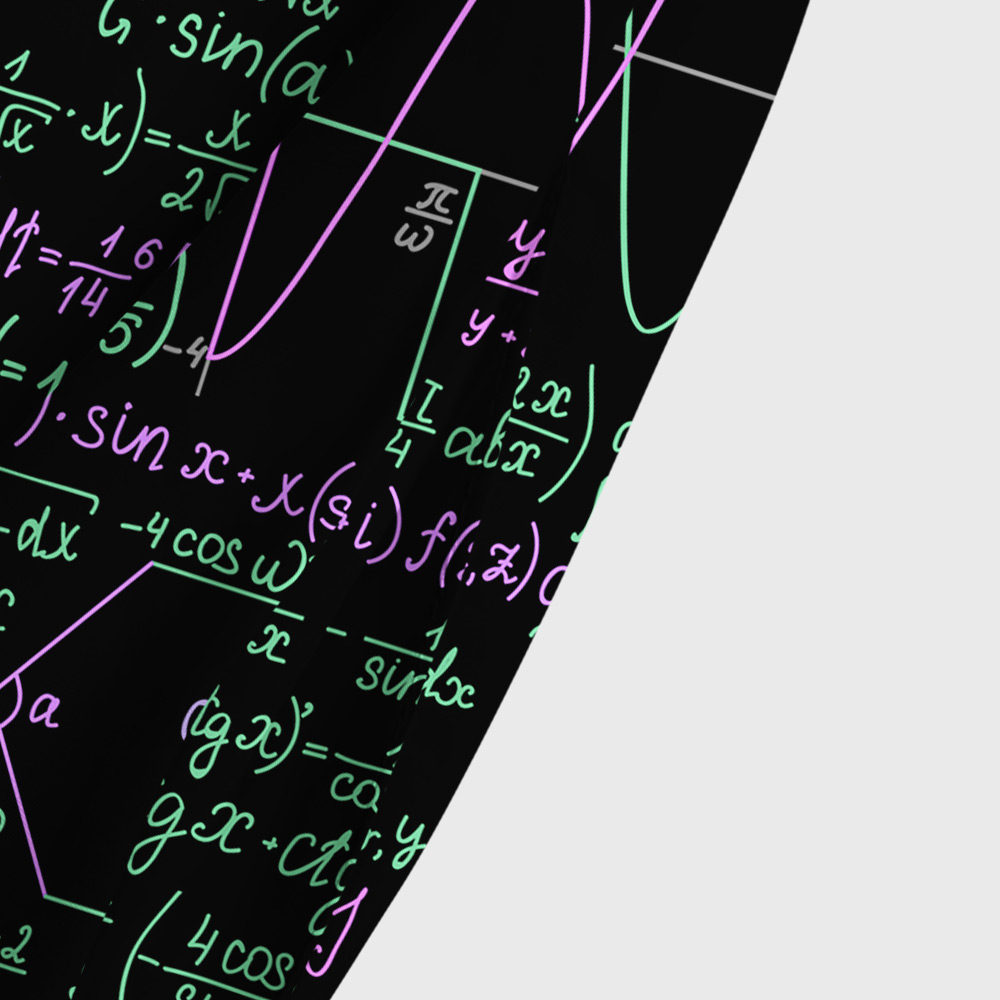 Math Function Curve Geek Tiered Cami Maxi Dress