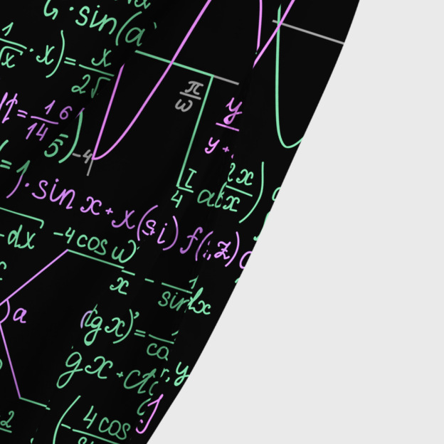 Math Function Curve Geek Tiered Cami Maxi Dress
