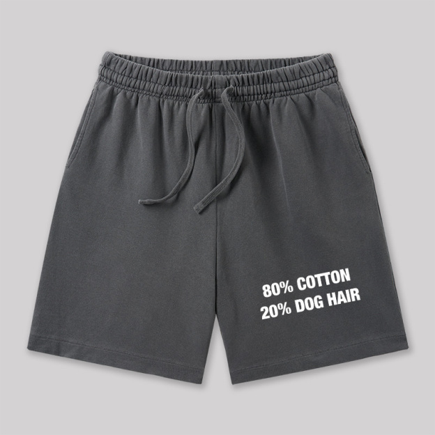 80 Cotton 20 Dog Hair Geeky Washed Shorts