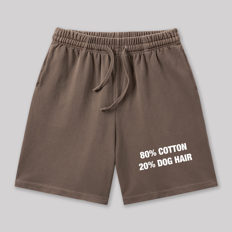 80 Cotton 20 Dog Hair Geeky Washed Shorts