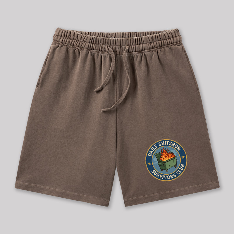 Daily Shitshow Geeky Washed Shorts