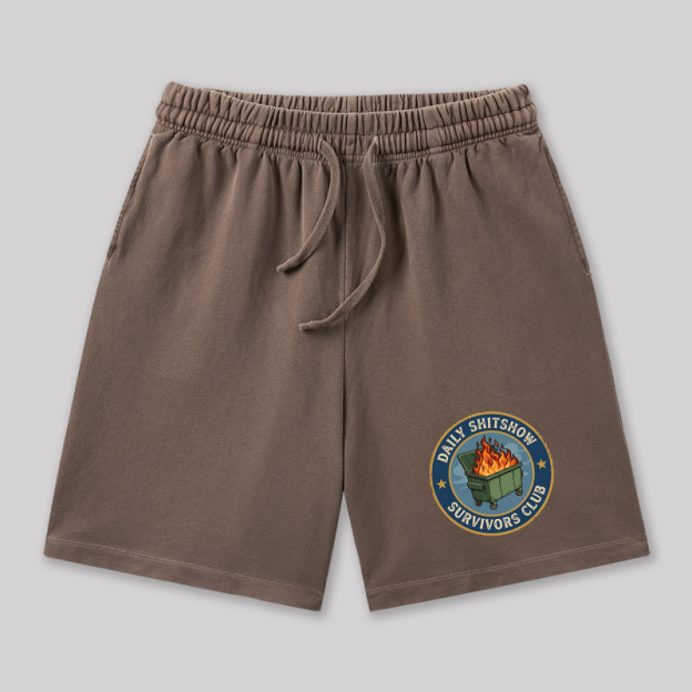 Daily Shitshow Geeky Washed Shorts