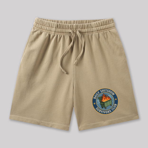 Daily Shitshow Geeky Washed Shorts