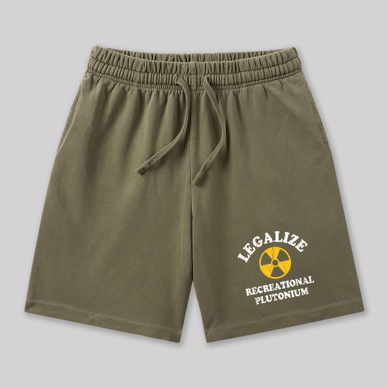 Legalize Recreational Plutonium Geeky Washed Shorts