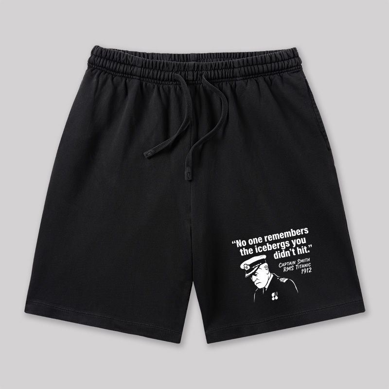 The Unseen Icebergs Geeky Washed Shorts