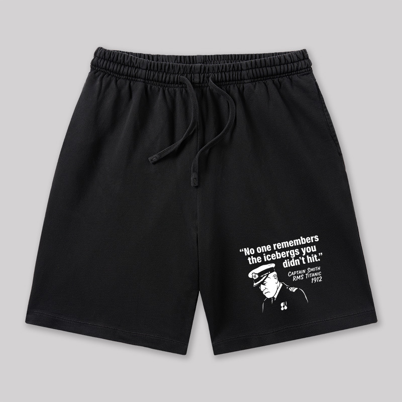The Unseen Icebergs Geeky Washed Shorts
