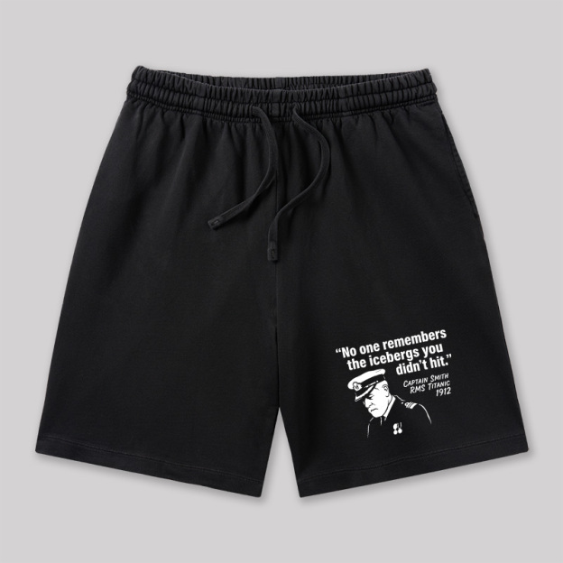 The Unseen Icebergs Geeky Washed Shorts