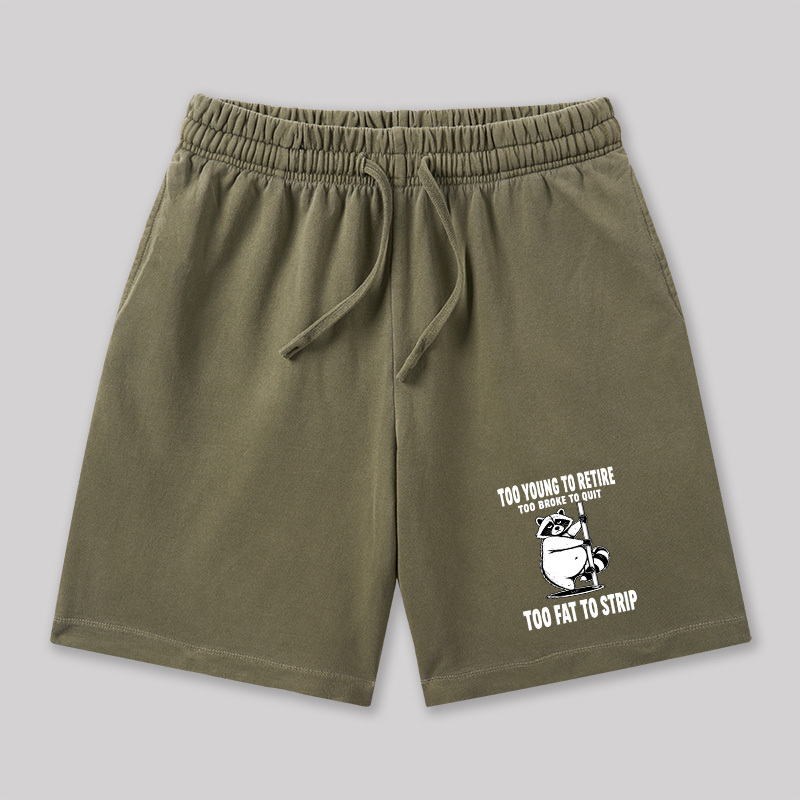 Geeksoutfit NPC Funny Geeky Washed Shorts for Sale