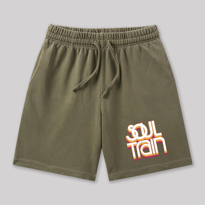 Vintage Soul Train Geeky Washed Shorts
