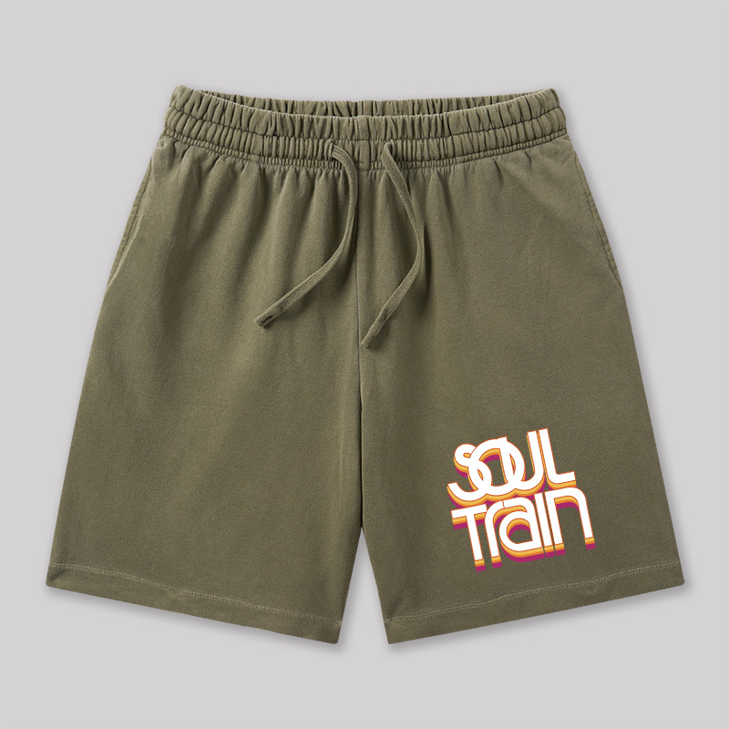 Vintage Soul Train Geeky Washed Shorts