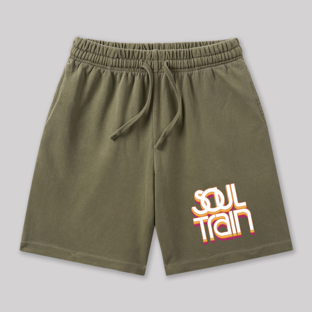 Vintage Soul Train Geeky Washed Shorts