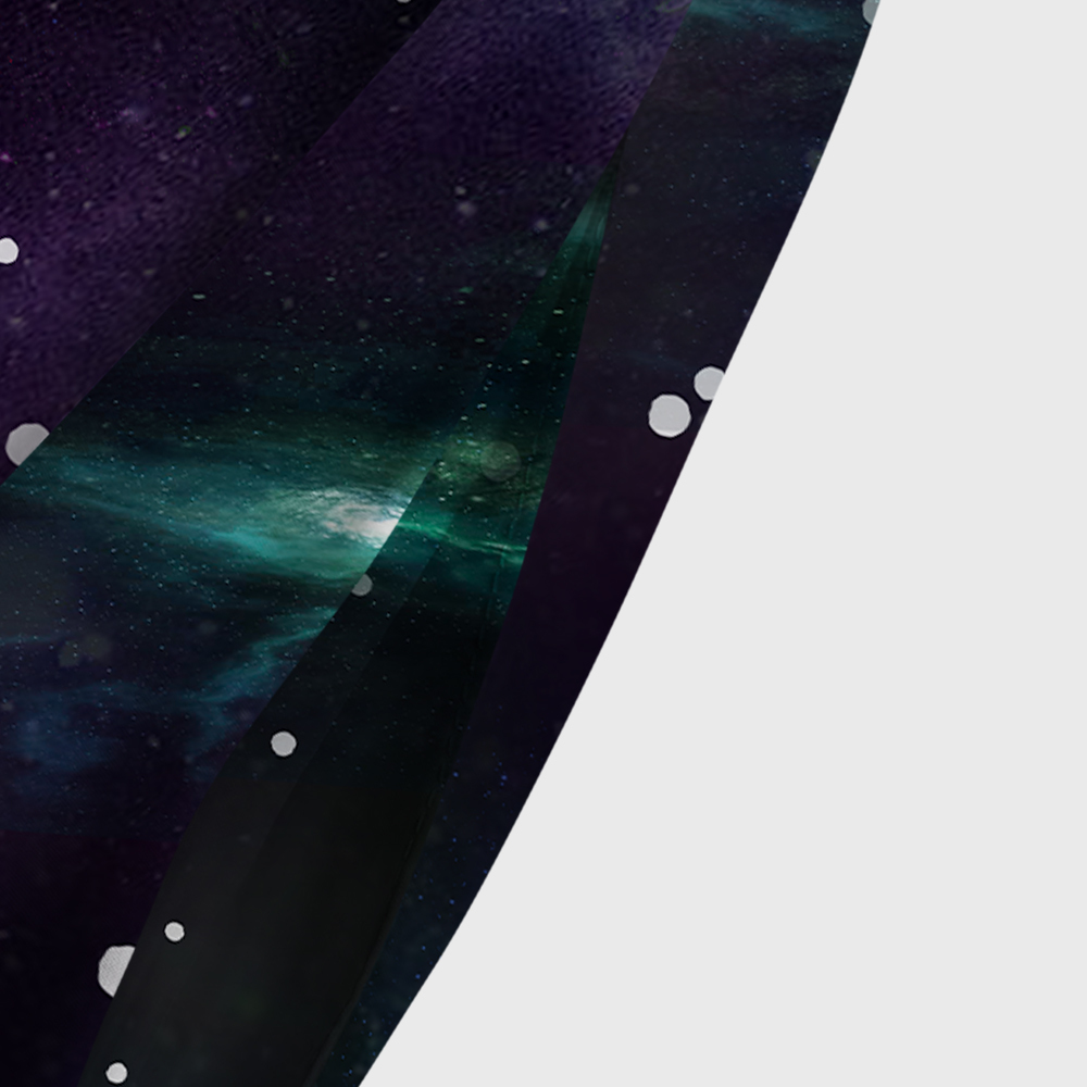 Beautiful Nebula Outer Space Geek Tiered Cami Maxi Dress