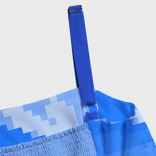 Win XP Wallpaper Pixel Geek Tiered Cami Maxi Dress