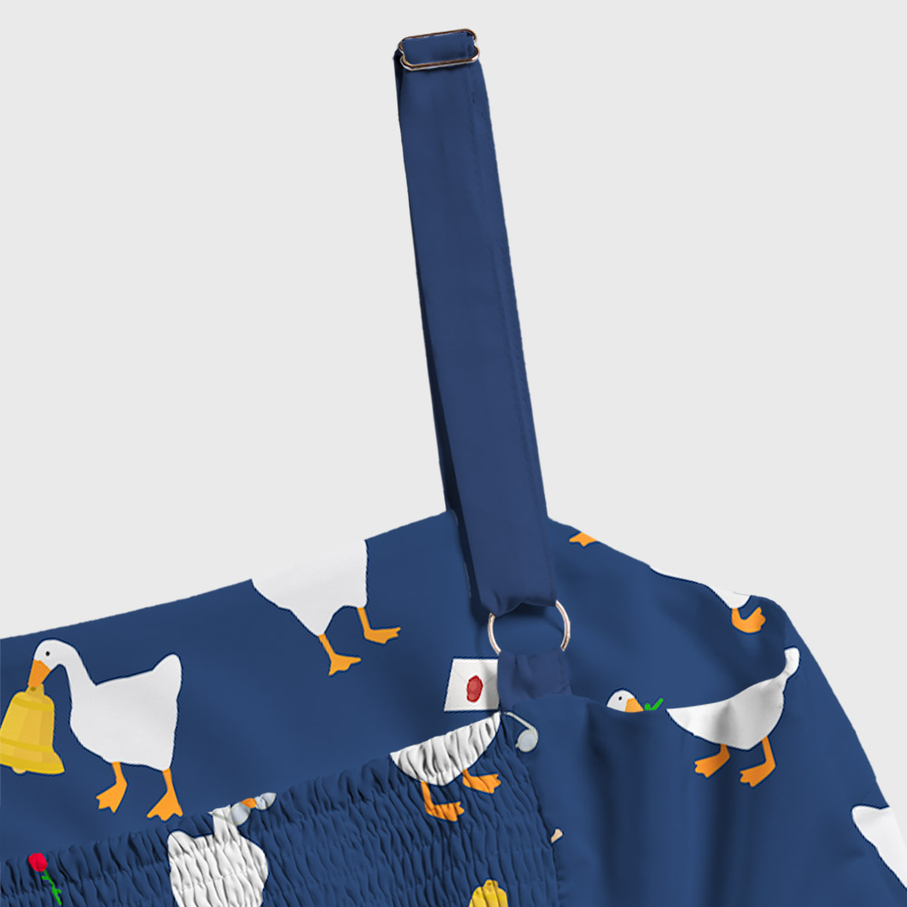 Goose Game Geek Tiered Cami Maxi Dress