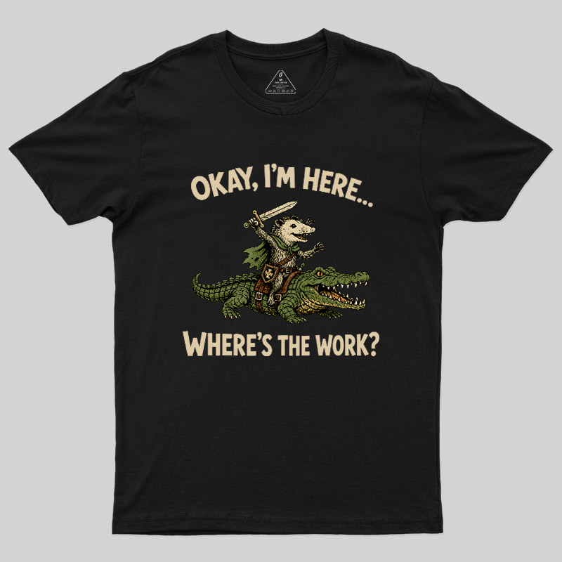 Swamp Knight on Duty Geek T-Shirt