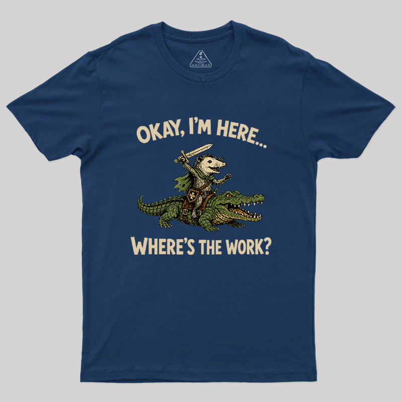Swamp Knight on Duty Geek T-Shirt