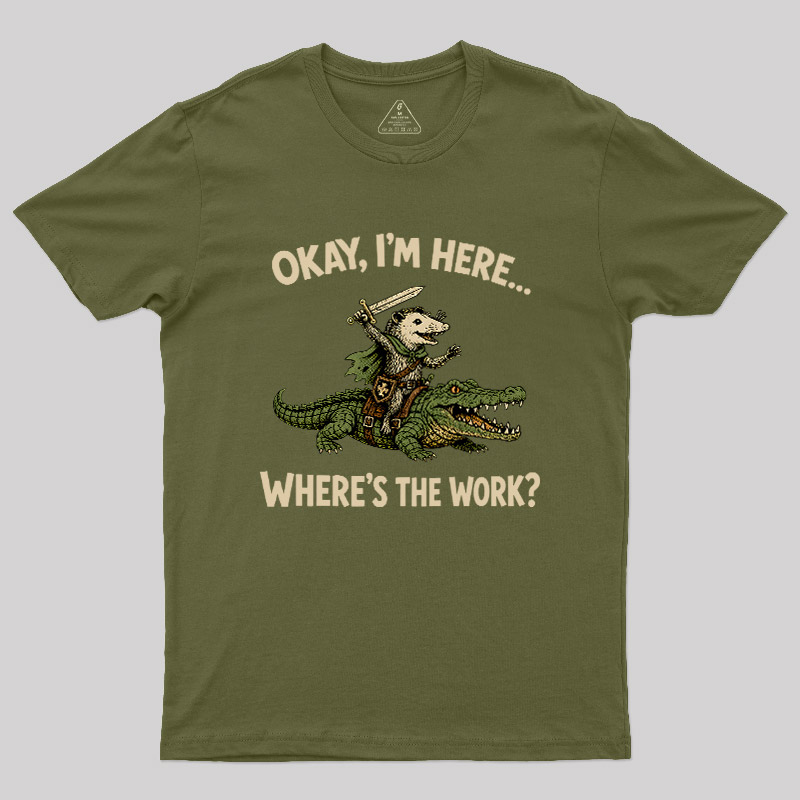 Swamp Knight on Duty Geek T-Shirt
