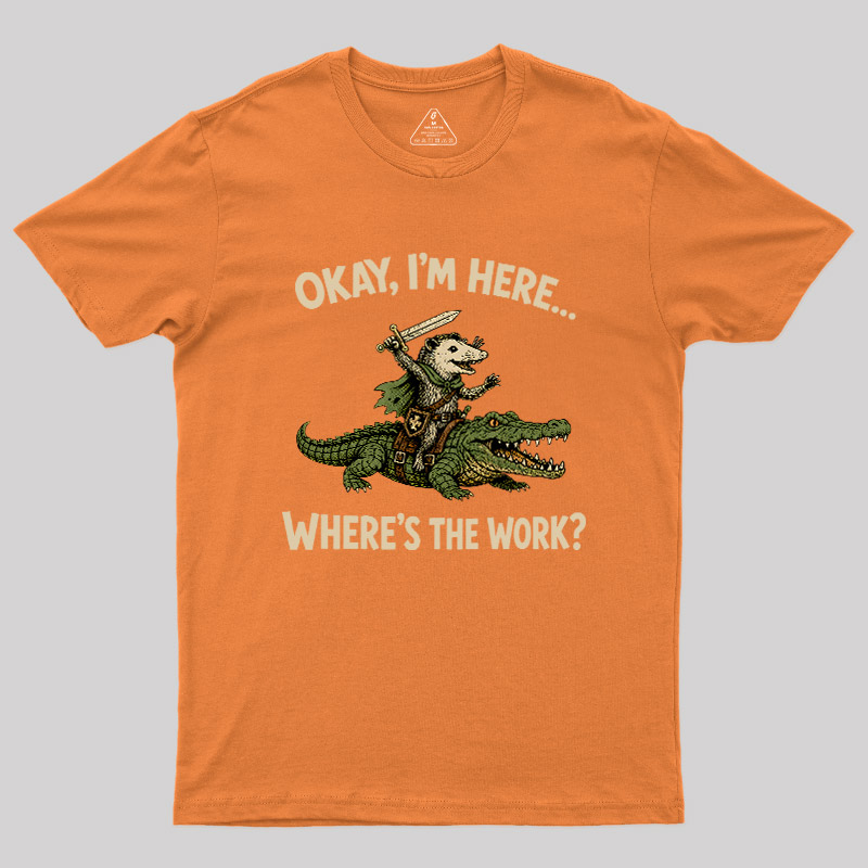 Swamp Knight on Duty Geek T-Shirt