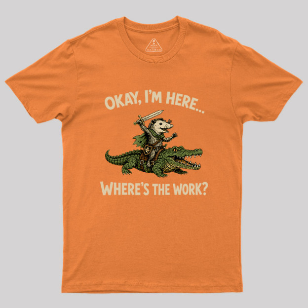 Swamp Knight on Duty Geek T-Shirt