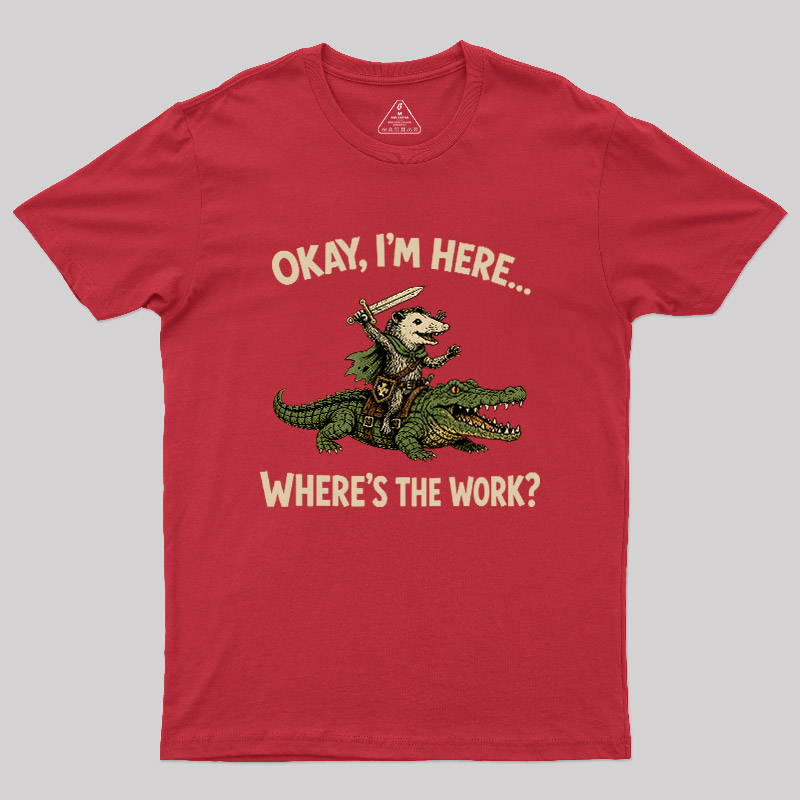 Swamp Knight on Duty Geek T-Shirt