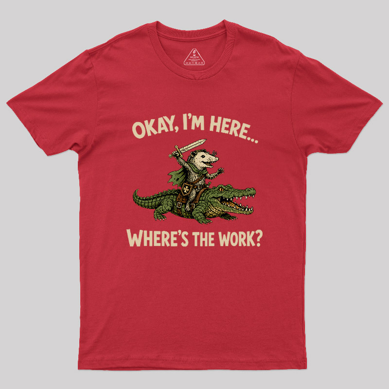 Swamp Knight on Duty Geek T-Shirt
