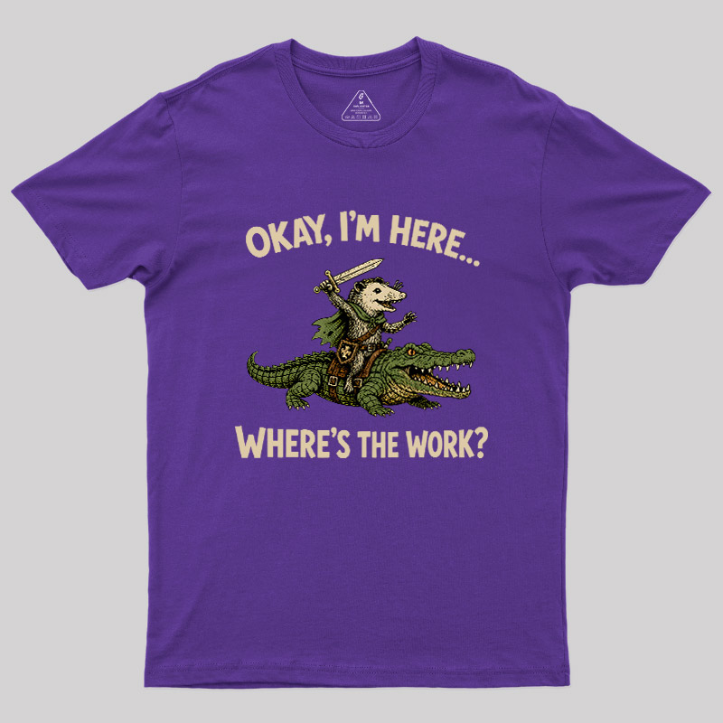 Swamp Knight on Duty Geek T-Shirt