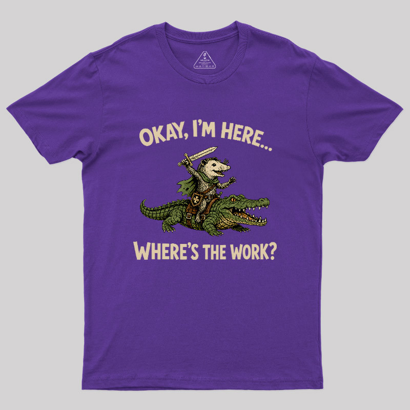Swamp Knight on Duty Geek T-Shirt