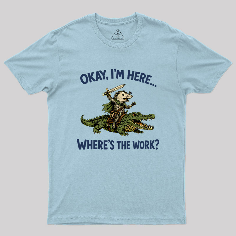 Swamp Knight on Duty Geek T-Shirt