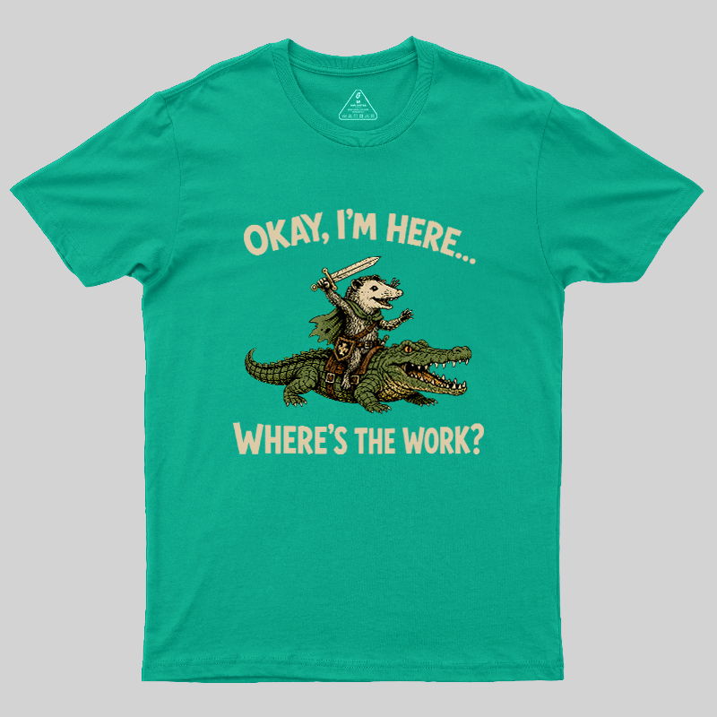 Swamp Knight on Duty Geek T-Shirt