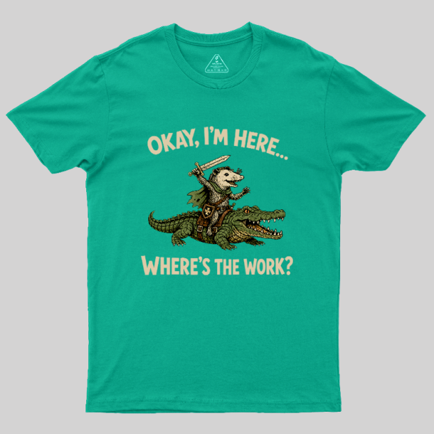 Swamp Knight on Duty Geek T-Shirt