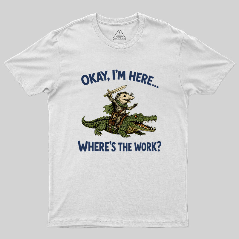 Swamp Knight on Duty Geek T-Shirt
