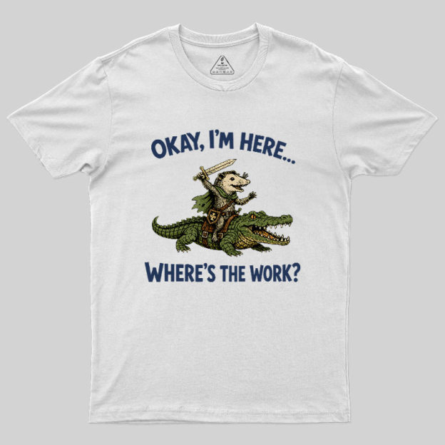 Swamp Knight on Duty Geek T-Shirt
