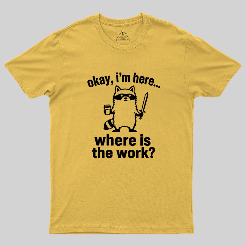 Tiny Hero, Big Workload Geek T-Shirt