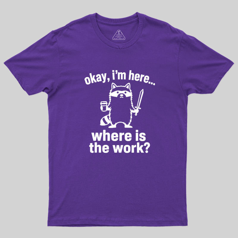Tiny Hero, Big Workload Geek T-Shirt