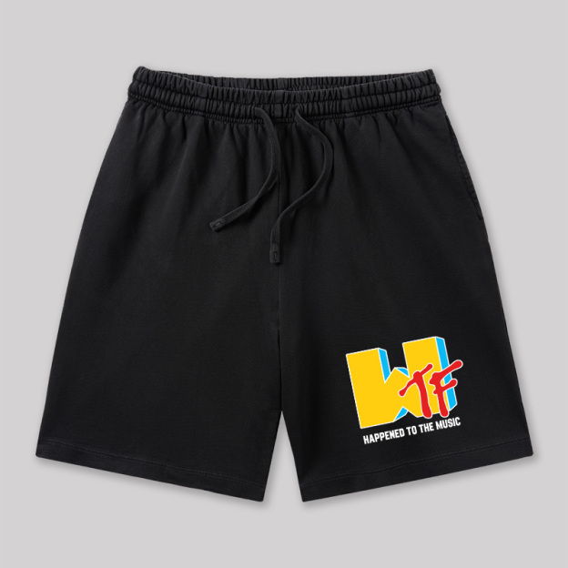 WTF Happened To The Music Geeky Washed Shorts