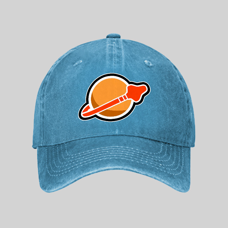 New Space Mars Washed Vintage Baseball Cap