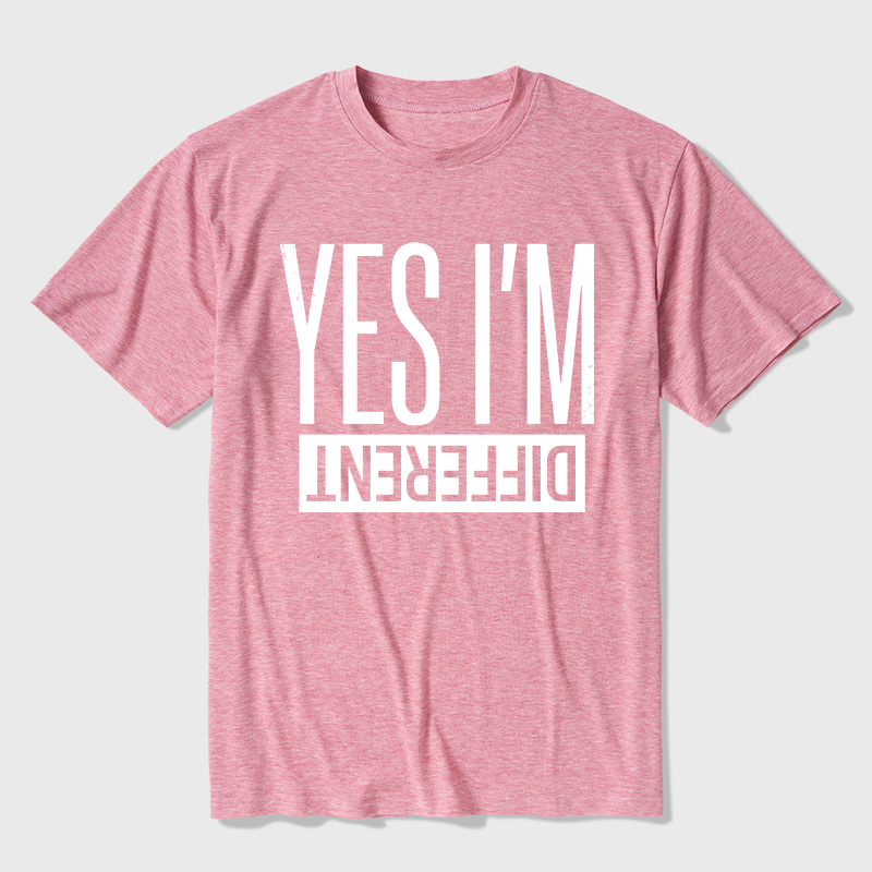 Yes I'm Different Ultra Soft Heather Tee