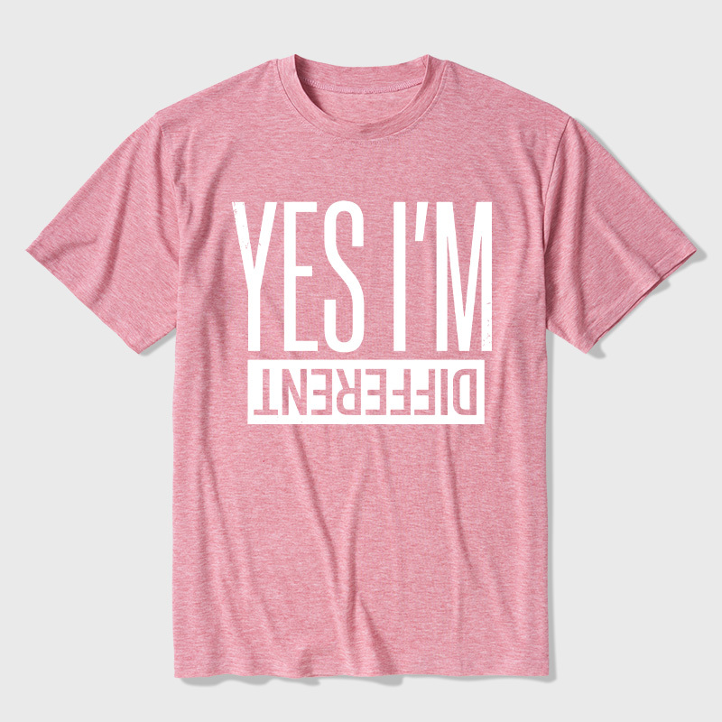 Yes I'm Different Ultra Soft Heather Tee