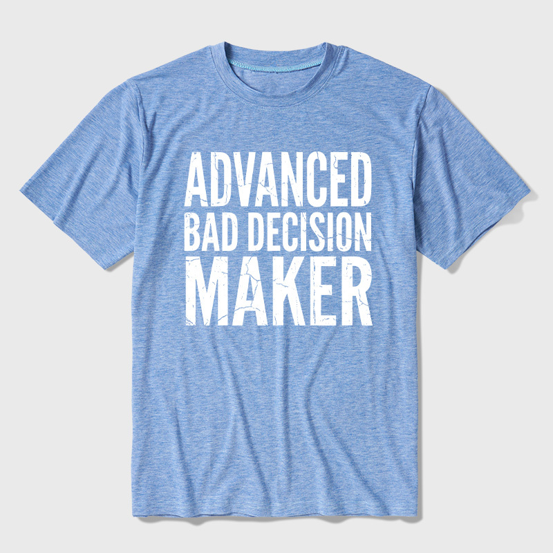 Advanced Bad Decision Maker Ultra Soft Heather Tee
